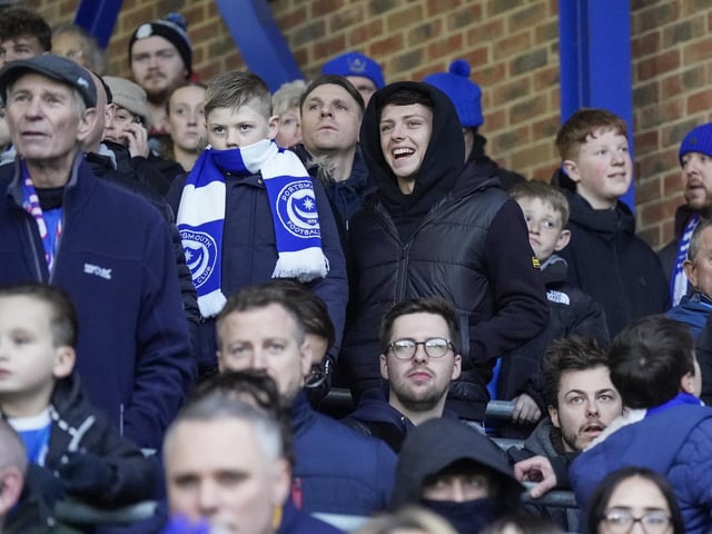 Pompey fans backed their team as they gave it everything against promotion-chasing Burnley at Fratton Park on Saturday.
