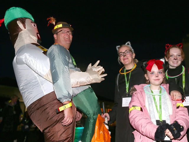 Starlit Walk in aid of Rowans Hospice, Portsmouth Historic Dockyard, HM Naval Base PortsmouthPicture: Chris Moorhouse (jpns 261023-30)