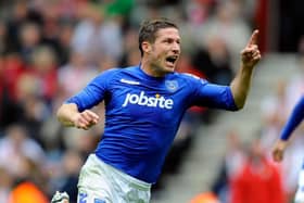 David Norris scored eight goals in 42 appearances for Pompey - including a last-minute equaliser against Southampton at St Mary's