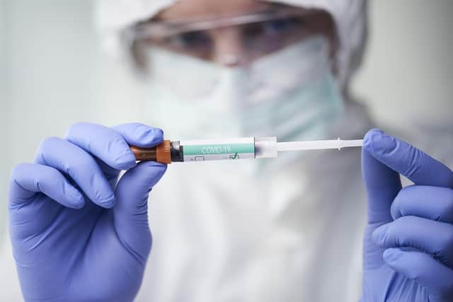 Negative result of coronavirus test