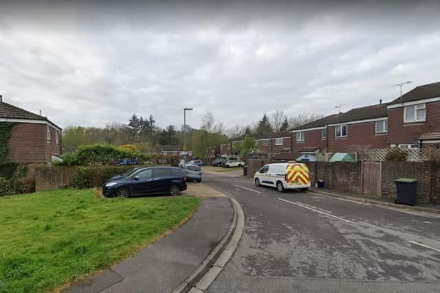 The fire took place in Tamarisk Close, Waterlooville, near Woodsedge. Picture: Google Street View.