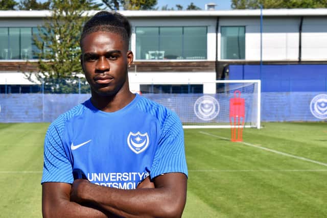 Jay Mingi has signed a one-year deal at Pompey, with the club having the option of an additional 12 months. Picture: Portsmouth FC