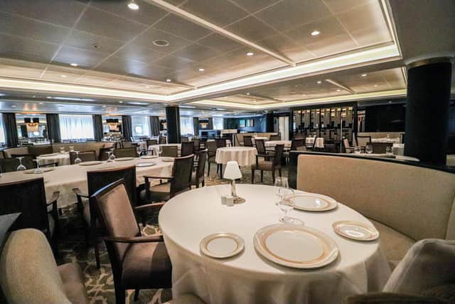 One of the fine dining restaurants aboard Star Legend.