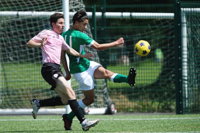 Alex Pullin, right, will be involved again when Moneyfields Reserves host in-form Colden Common on Wednesday in a Hampshire Premier League game.
Picture: Chris Moorhouse