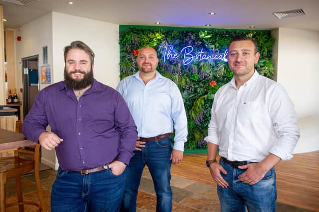 Joint owners, Adam Lewis, Mario Sammut and his brother Tony Sammut
Picture Habibur Rahman