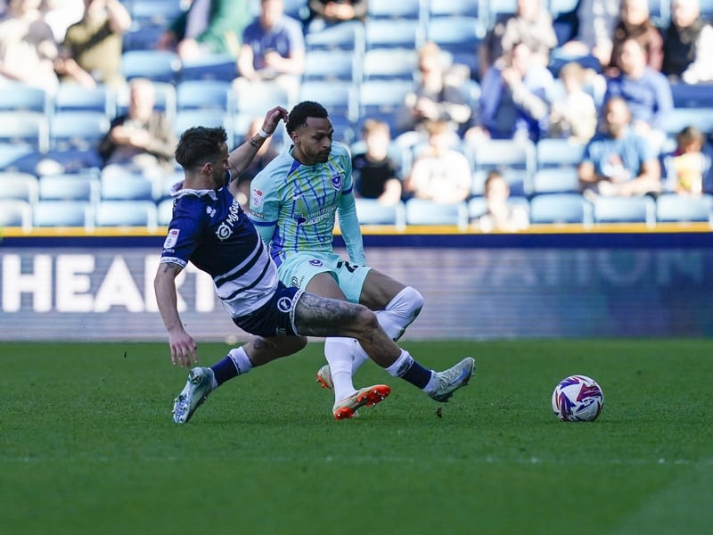 A strong player of the season contender, although Pompey struggled to get him involved at Millwall. Still, class will always triumph.