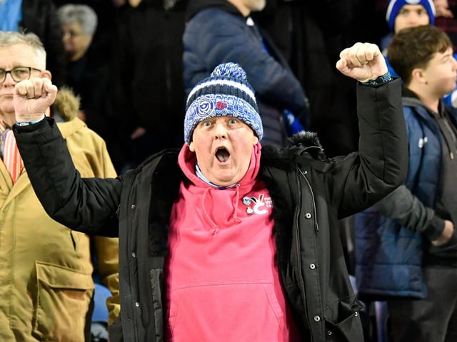 The 2-0 win saw John Mousinho's side open up a six-point lead at the top of League One.