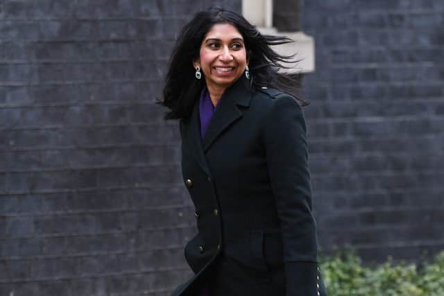 Attorney general Suella Braverman arriving in Downing Street, London, on February 13, 2020. Picture: Stefan Rousseau/PA Wire