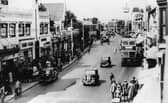 London Road, North End circa 1950. The epitome of an English high street with dozens of individual shops.
