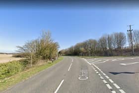 The collision happened in Chalton Lane, Clanfield, Waterlooville. Picture: Google Street View.