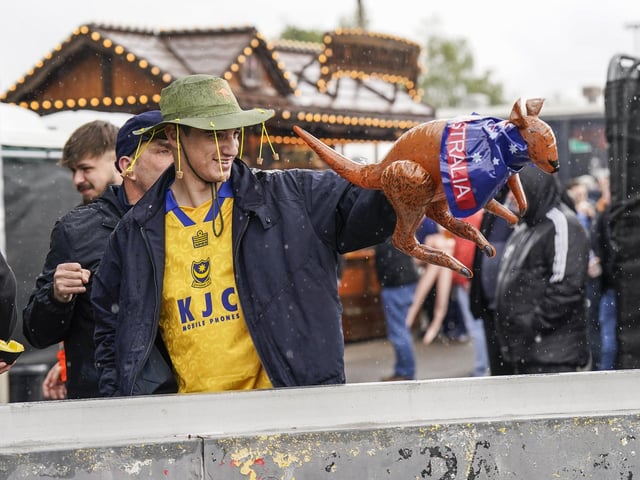 This Pompey fan is clearly an admirer of Kusini Yengi