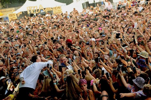 Professor Green has the audience's attention at Victorious Festival 2019. Picture by Paul Windsor