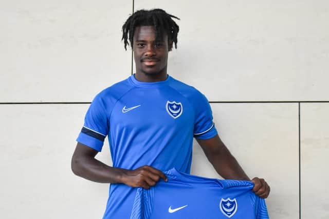 Jayden Reid hasn't kicked a ball for Pompey this season.   Picture: Portsmouth FC