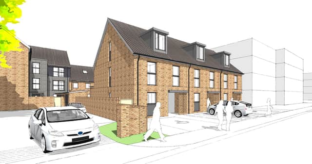 How the council homes in Doyle Avenue could look. Picture: Portsmouth City Council