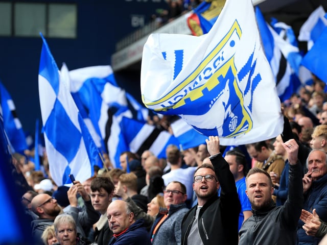 Average travelling support this season: 1,661.