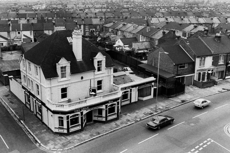 The Swan public house on Copnor Road, 1979. The News PP5601