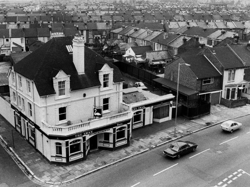 The Swan public house on Copnor Road, 1979. The News PP5601