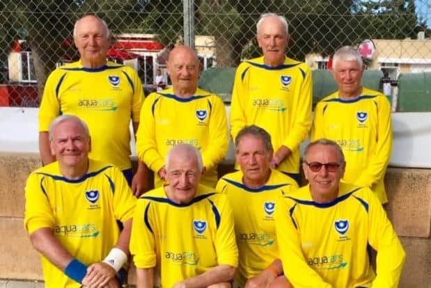 The Pompey Walking Football team