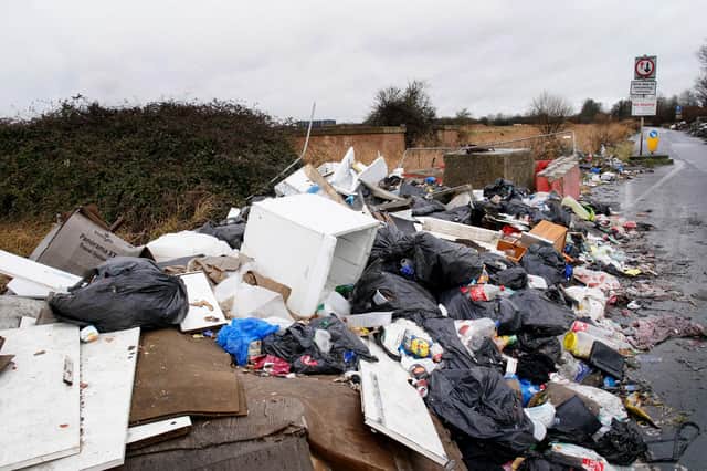 There were 525 fly-tipping incidents in Portsmouth in the year to March 2022