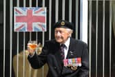 Veteran Ron Cross MBE, 99, from Alverstoke, will be raising a glass to those he served alongside in the Second World War 
Picture: Sarah Standing (070520-1539)