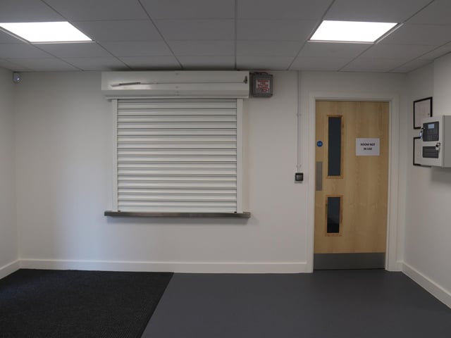 The Border Control Post at Portsmouth International Port, which has been described as a "white elephant" by councillor Gerald Vernon-Jackson. Port director Mike Sellers said roughly half of the building will not be used, as it was built under previous border control specifications.