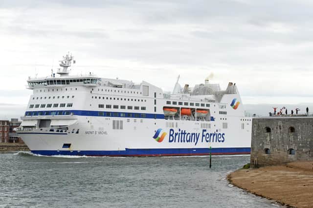 Brittany Ferries' Mont St Michel leaves Portsmouth on May 9 
Picture: Simon Czapp/Solent News & Photo Agency