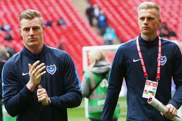 Craig MacGillivray and Alex Bass. Picture: Joe Pepler