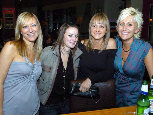Face on the Floor at Ha Ha Bar Gunwharf Quays - (l-r) Julie Banthorp, Vanessa Newman, Vicki Reid, Amy Poyner. Picture: Jonathan Brady.