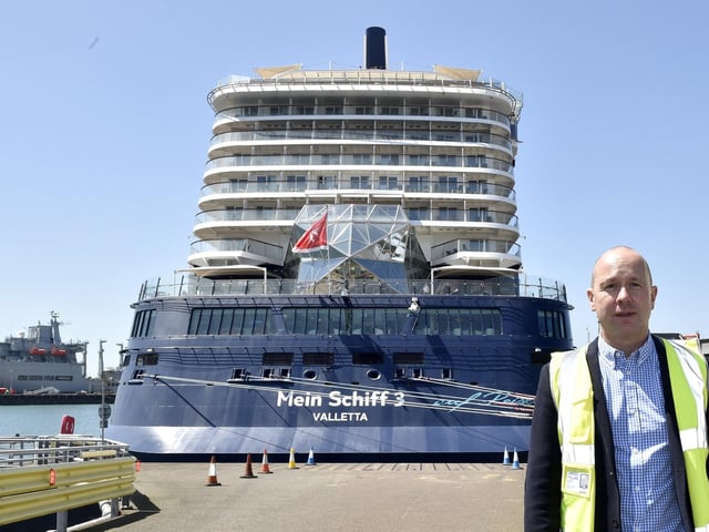 Pictured is: Mike Sellers, port director at Portsmouth International Port.