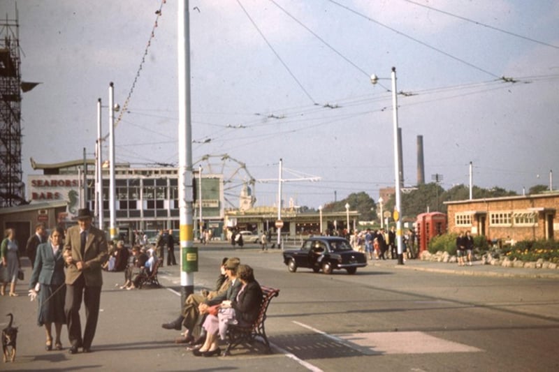 The Clarence Pier area with the old power station in the background, about 1960. Picture: Paul Costen