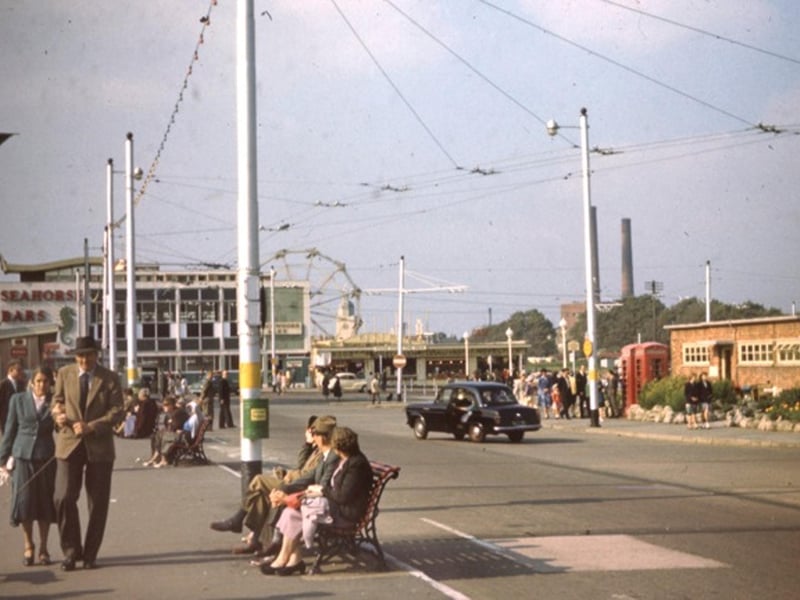 The Clarence Pier area with the old power station in the background, about 1960. Picture: Paul Costen