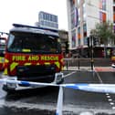 Hampshire Fire & Rescue at the aftermath of a fire at Costa Coffee, Isambard Brunel Road, PortsmouthPicture: Chris Moorhouse (291025-28)