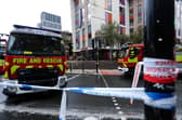 Hampshire Fire & Rescue at the aftermath of a fire at Costa Coffee, Isambard Brunel Road, Portsmouth
Picture: Chris Moorhouse (291025-28)