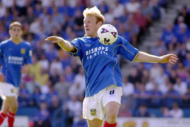 The only hat-trick of Robert Prosinecki's career came while wearing a Pompey shirt. Picture: Allan Hutchings