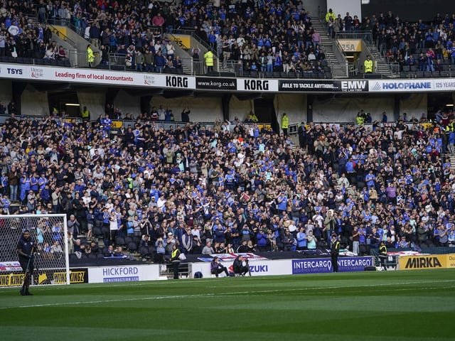 Pompey were accompanied by 4,000-plus fans for their latest trip to Stadium MK