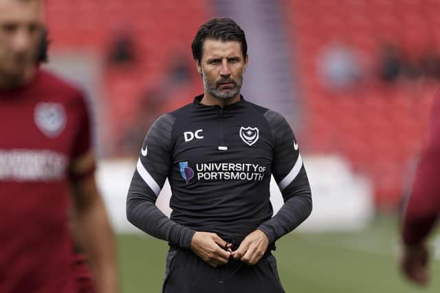 Pompey boss Danny Cowley has explained how the club are on top of the current contract situation at the club   Picture: Daniel Chesterton/PinPep