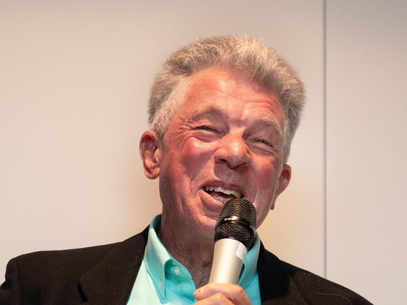 Tommy Youlden at the Played Up Pompey Four book launch in Fratton Park's Victory Lounge on Friday night. Picture: Steve Reid