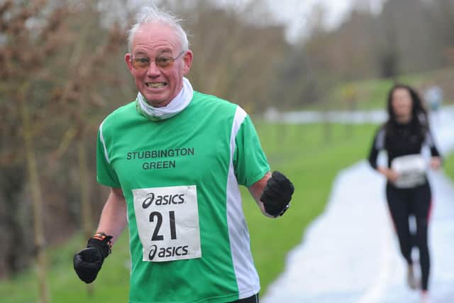Robert Spencer is now part of the parkrun 500 club. Picture: Sarah Standing (143484-8211)