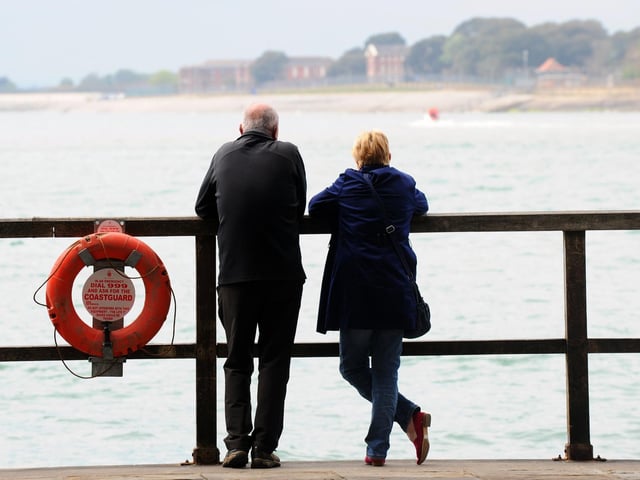 Families enjoying the bank holiday Monday along Southsea seafront and Old Portsmouth on Monday, May 2. Picture: Sarah Standing (020522-5376)