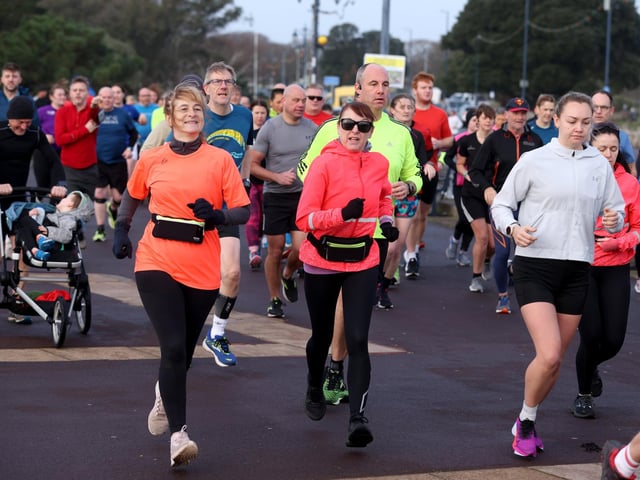 New Year's Day Parkrun, Southsea. Photograph by Sam Stephenson