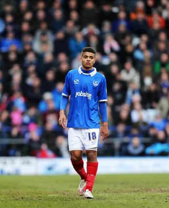 Josh Passley featured 12 times for Pompey during the 2014-15 season after arriving on loan from Fulham. Picture: Joe Pepler