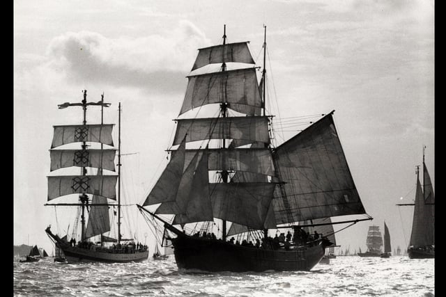 The Polish ship Pogoria in 1982's Tall Ships Race. The News PP1702