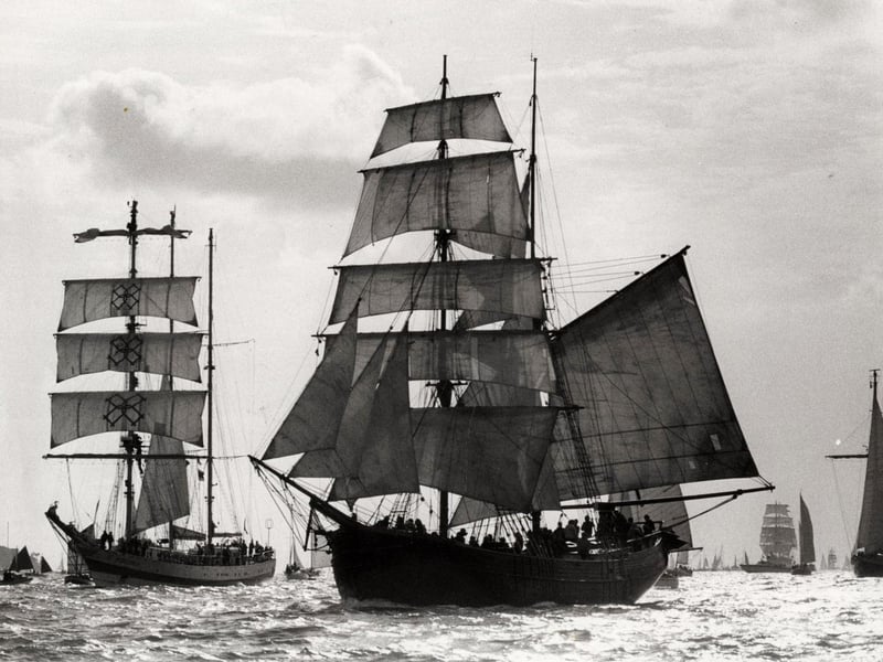 The Polish ship Pogoria in 1982's Tall Ships Race. The News PP1702
