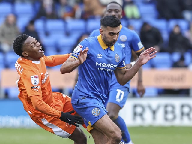 It's currently £25 for Shrewsbury's home shirt- which is reduced from £46.