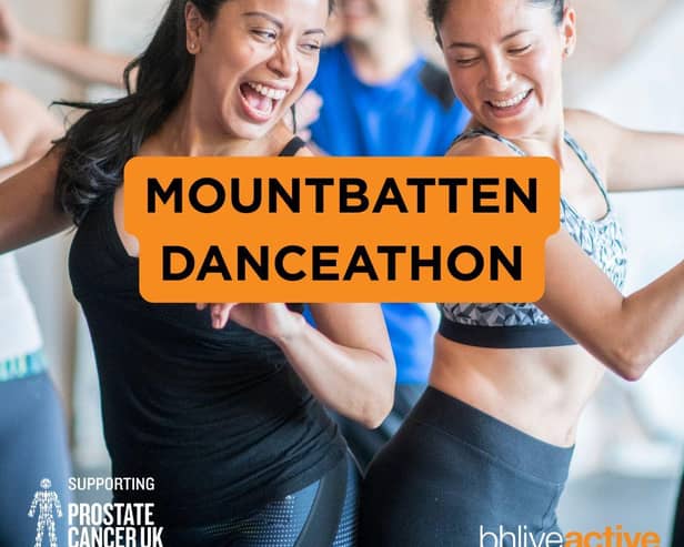 The danceathon will take place at Mountbatten Leisure Centre on Saturday 7 June 2025