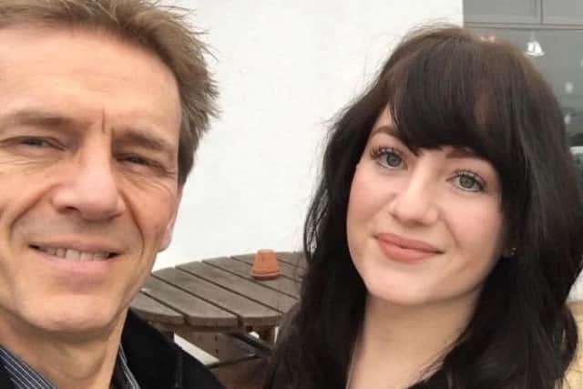 Martin Ellwood was diagnosed with colorectal cancer in 2020 and sadly passed away in August this year after a battle with the disease.
Pictured: Martin and his daughter, Rebecca.
