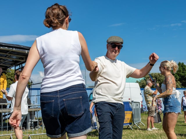 Jiving at the Bandstand. Picture: Mike Cooter (210724)