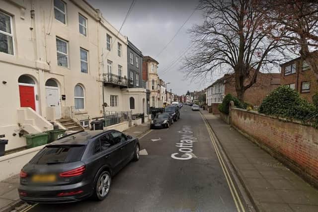 Police saw a man throwing a burner phone away in Cottage Grove, Southsea. Several stolen items, including a bike, were seized. Picture: Google Street View.