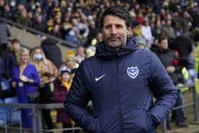 Pompey boss Danny Cowley.