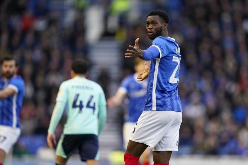Abu Kamara tries to inspire Pompey against Fleetwood at Fratton Park. Picture: Jason Brown/ProSportsImages